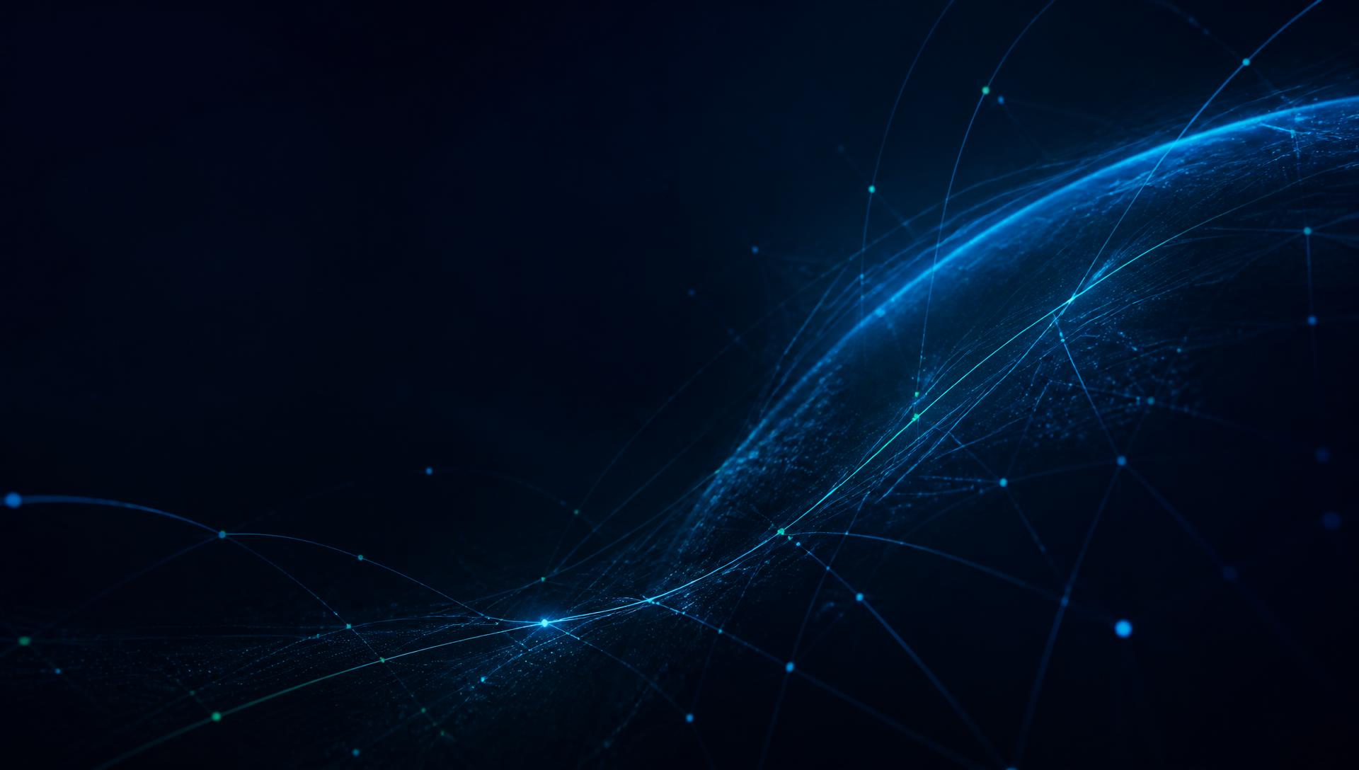 Abstraktes globales On-Chain-Datennetzwerk